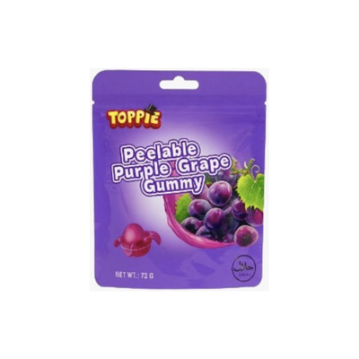 Peelable Purple Grape Gummy